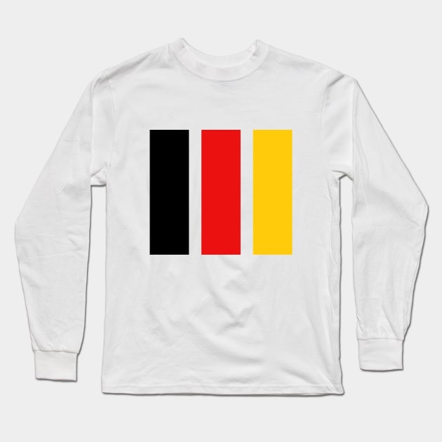 German Color Bars Long Sleeve T-Shirt by Jason Bentley